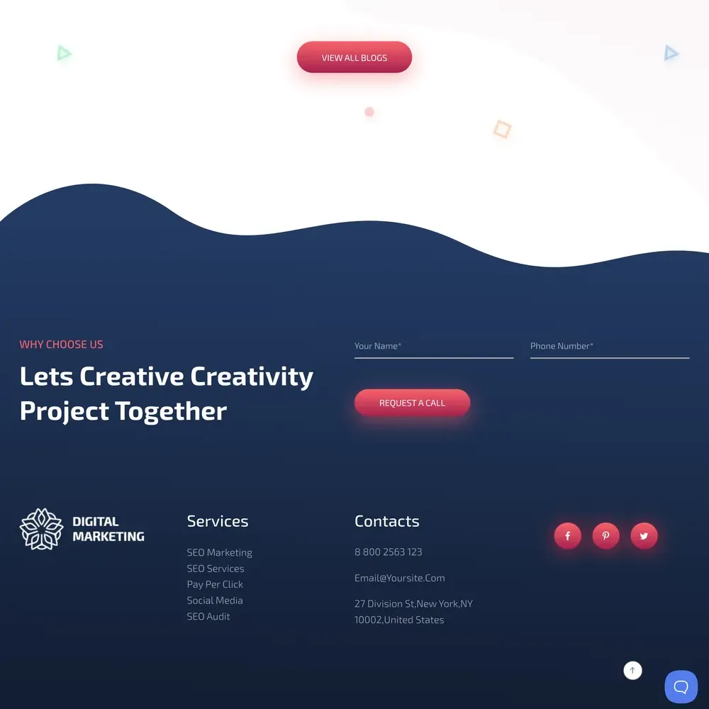 Web Marketing Website Design with Free VPS Web Hosting