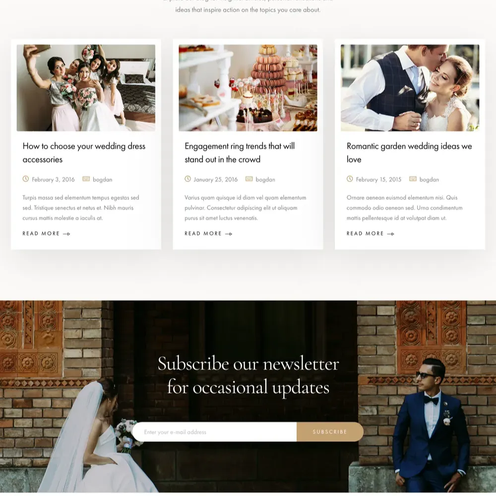 Getting Married Website Design with Free VPS Web Hosting