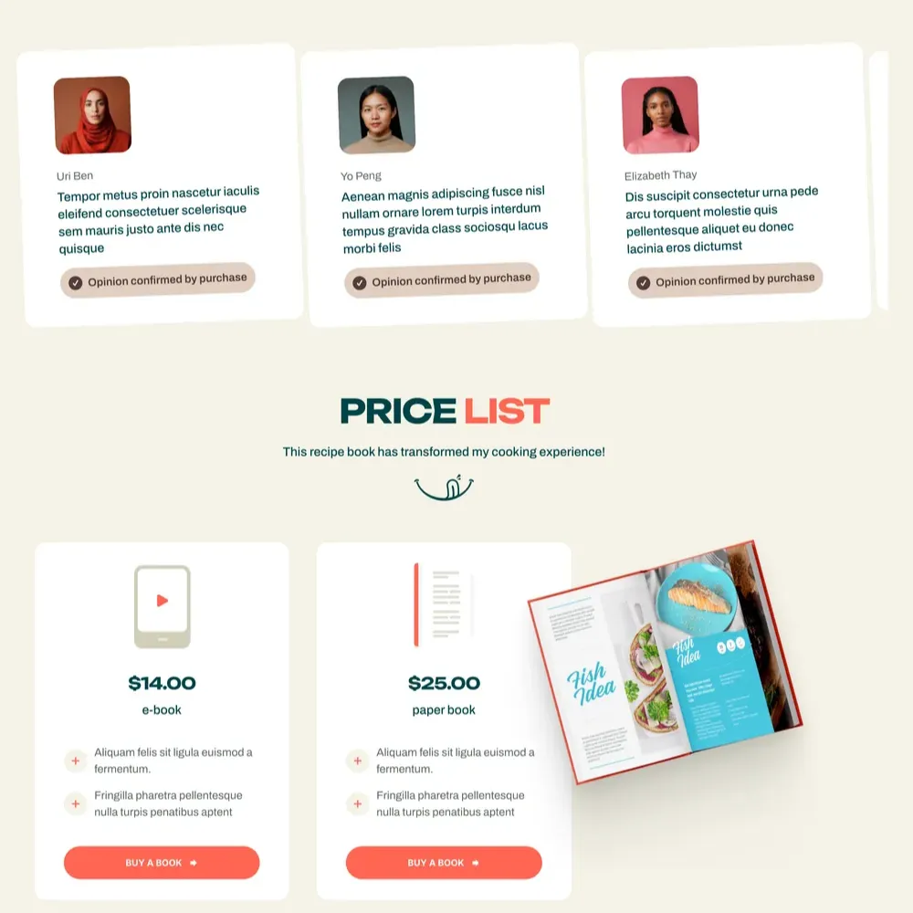 eBook Sell Website Design with Free Web Hosting
